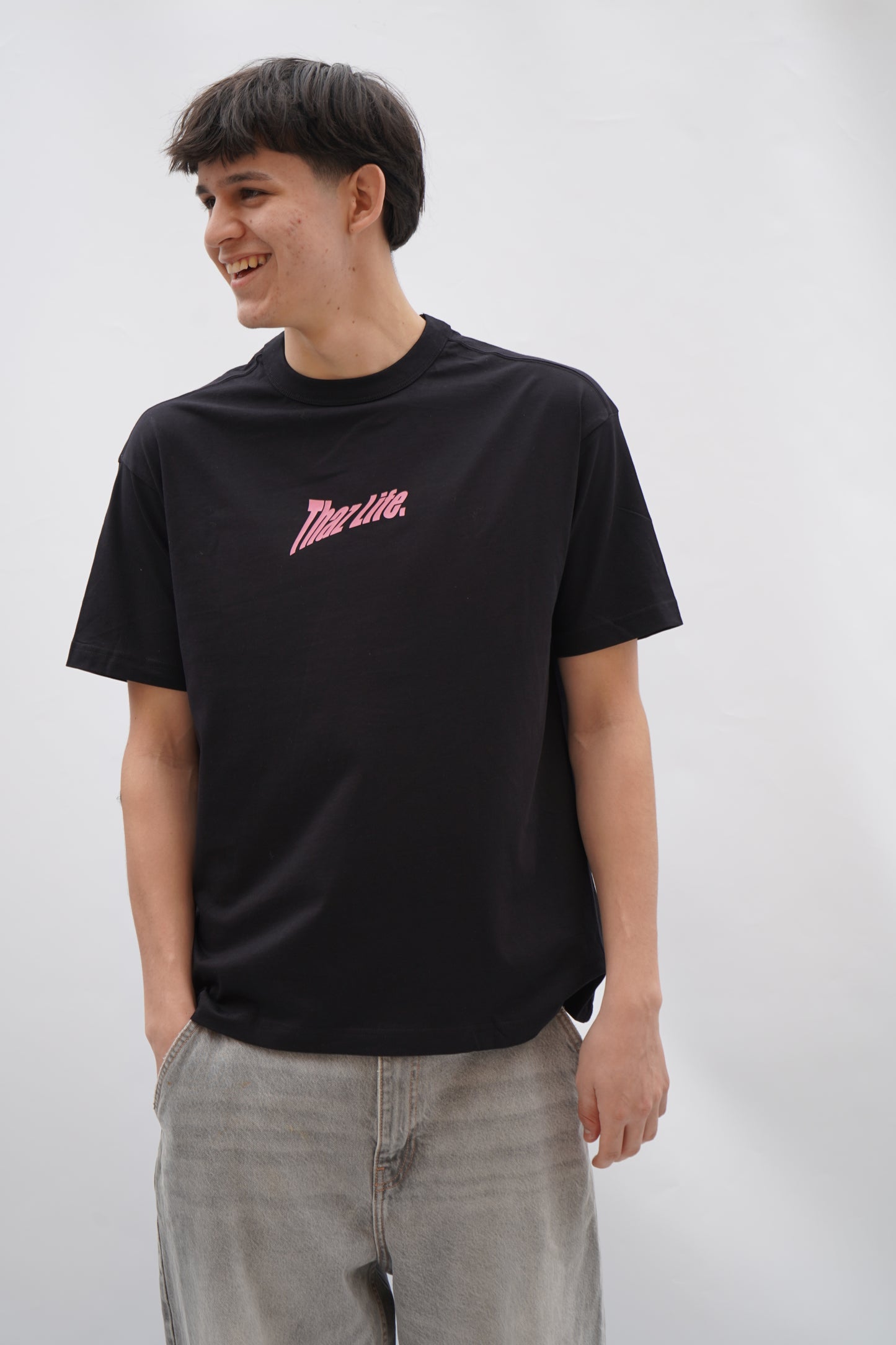Emil - Boxy Oversized T-shirt black
